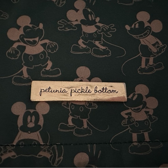 Mickey Mouse Petunia Pickle Bottom, Boxy Backpack with diaper changer. - Picture 4 of 8